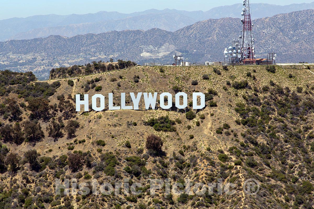 Los Angeles, CA Photo - The Hollywood Sign is a Landmark and American Cultural icon-