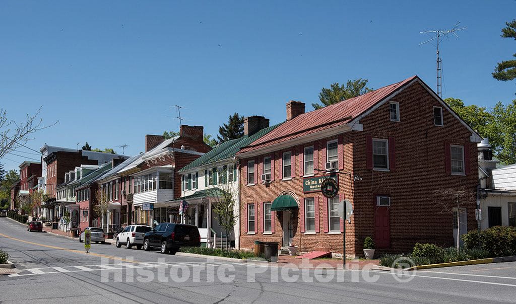 Photo Street view of Shepherdstown, West Virginia Fine Art Photo R