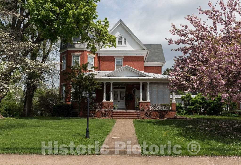 Photo- House in The Fashionable Southeast Quadrant of Charles Town, West Virginia 1 Fine Art Photo Reproduction