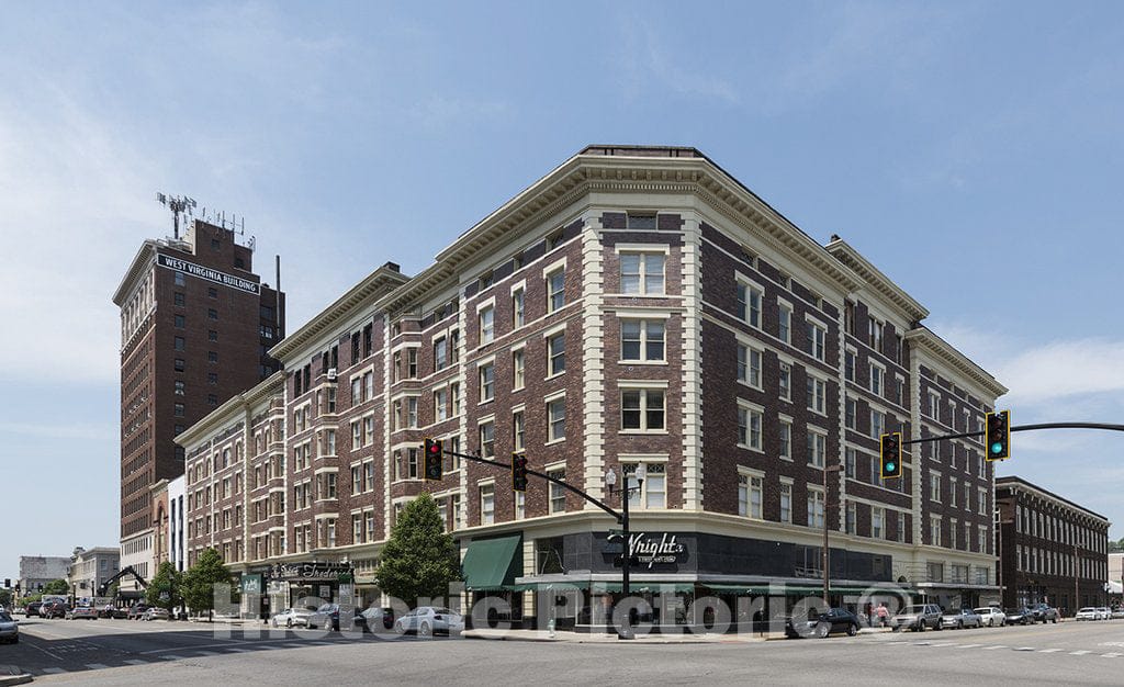 Huntington, WV Photo - The 1906 Frederick Building, Once The Old Hotel Frederick, in Downtown Huntington, West Virginia