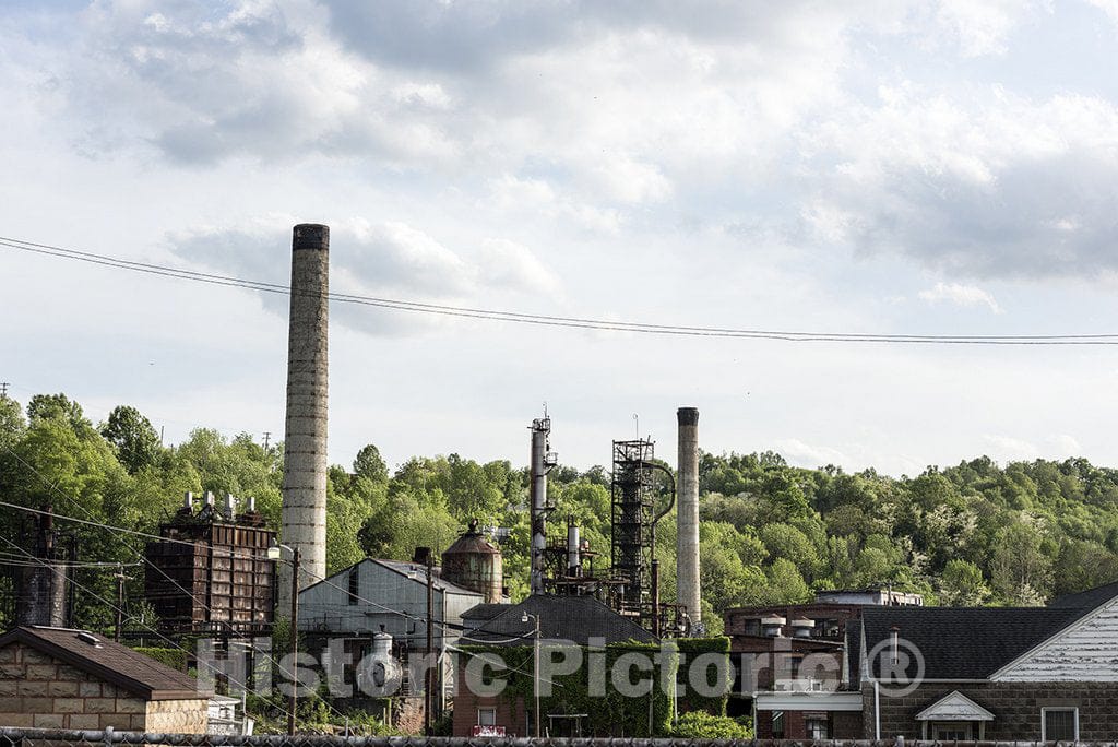 St. Marys, WV Photo - The Abandoned St. Marys Refinery in St. Marys, West Virginia