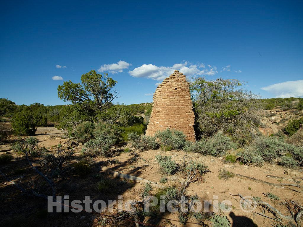 Photo- Masonry remnant in The Colorado Portion of Hovenweep National Monument 7 Fine Art Photo Reproduction