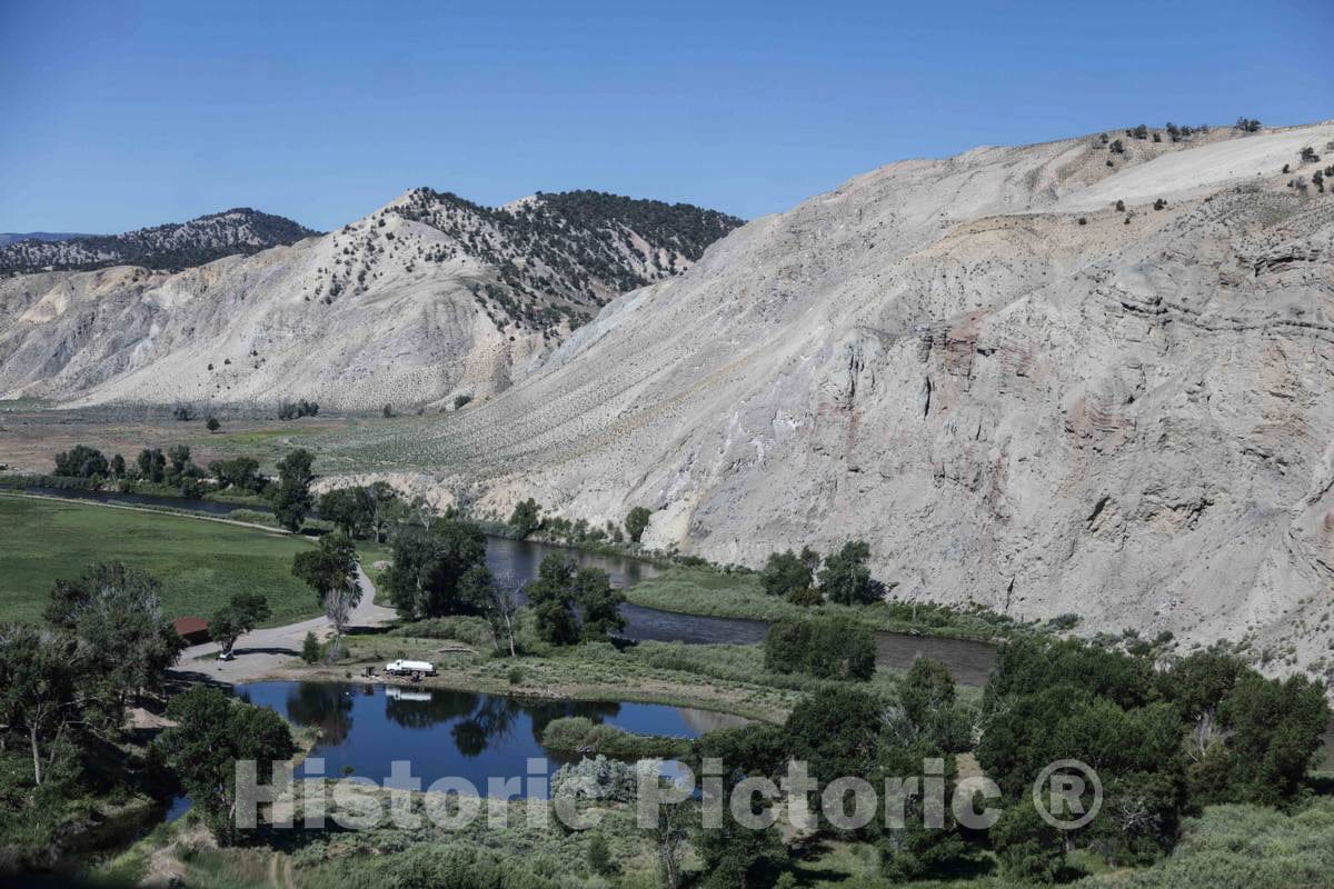 Photo- Aerial View of The Flat Tops Wilderness Area, and The Eagle River, in The Routt and White River National Forests of Colorado 3 Fine Art Photo Reproduction