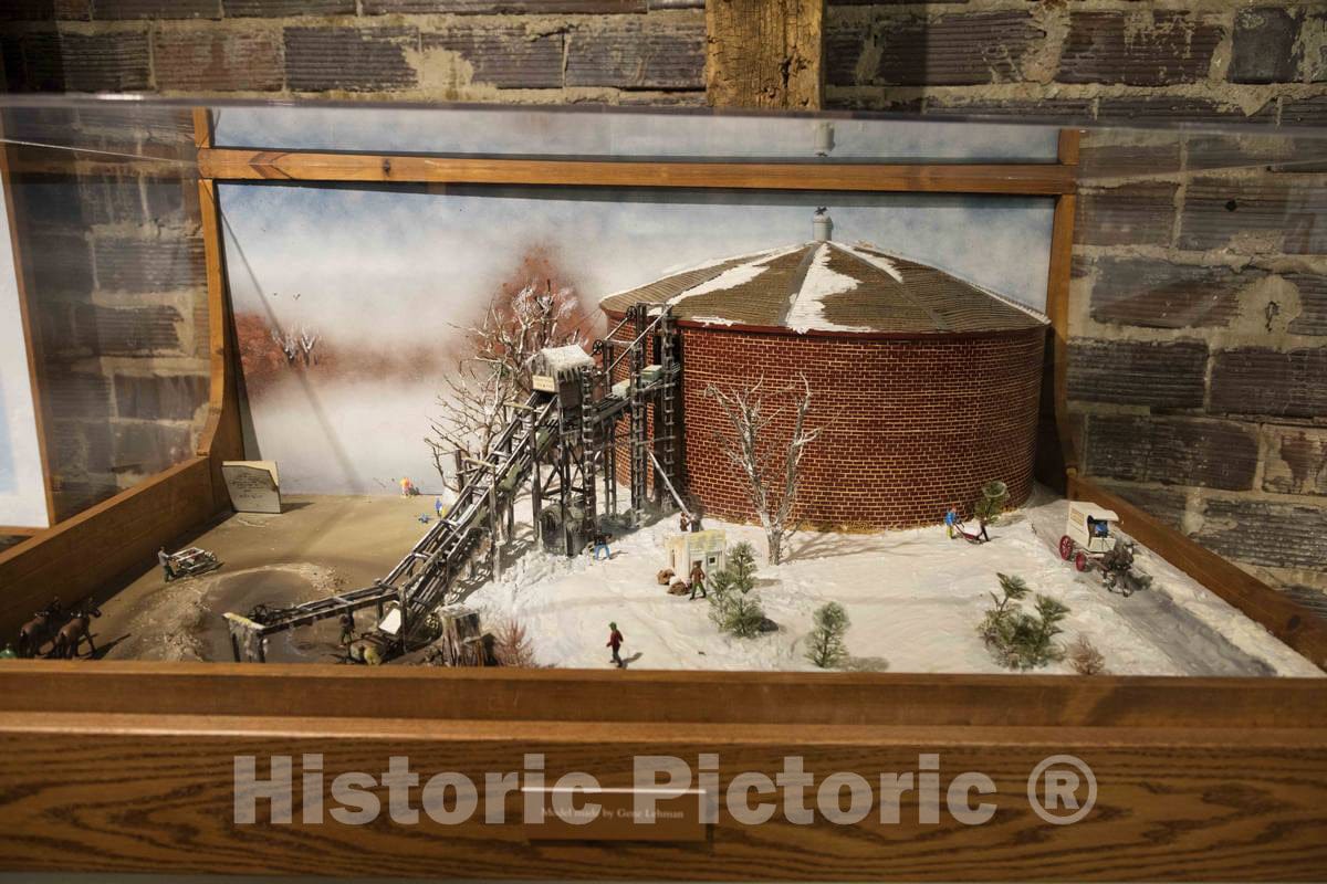 Photo One of many displays tracing the history of refrigeration at th