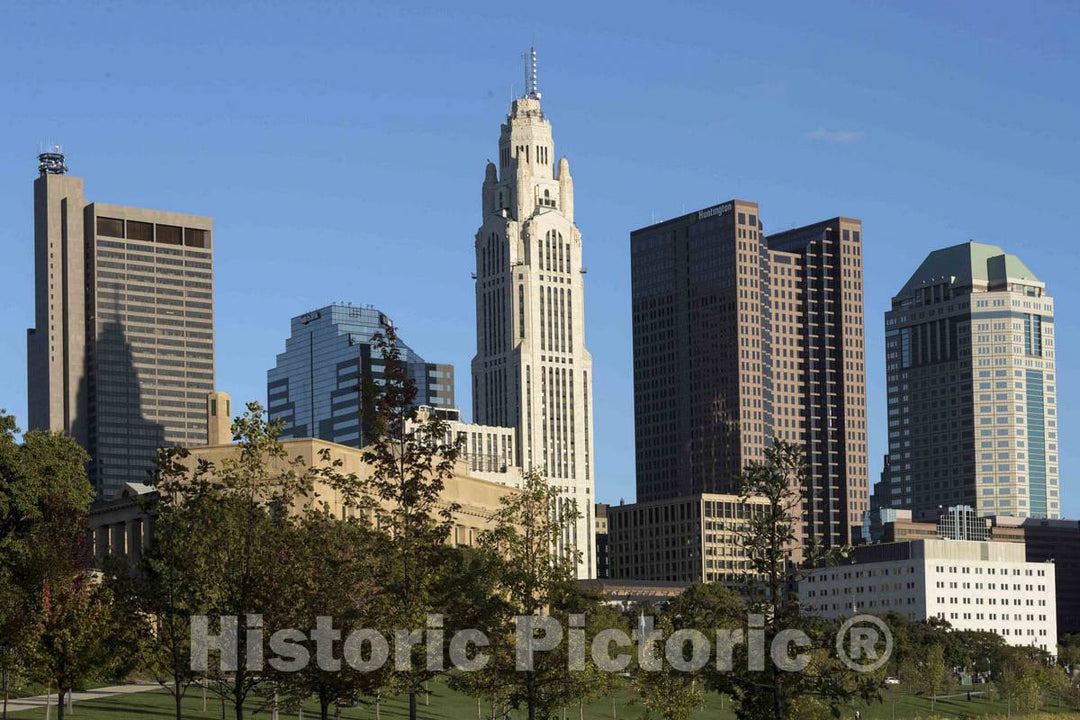 Photo - The Columbus, Ohio, Skyline- Fine Art Photo Reporduction