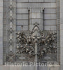 Photo- Exterior Architectural Details on The 1915 Home Building Association Bank Building in Newark, Ohio 1 Fine Art Photo Reproduction