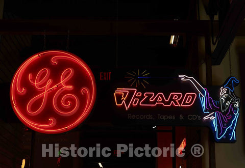 Photo- an Array of Advertising Signs Inside The American Sign Museum in The Industrial Camp Washington Neighborhood of Cincinnati, Ohio 3 Fine Art Photo Reproduction