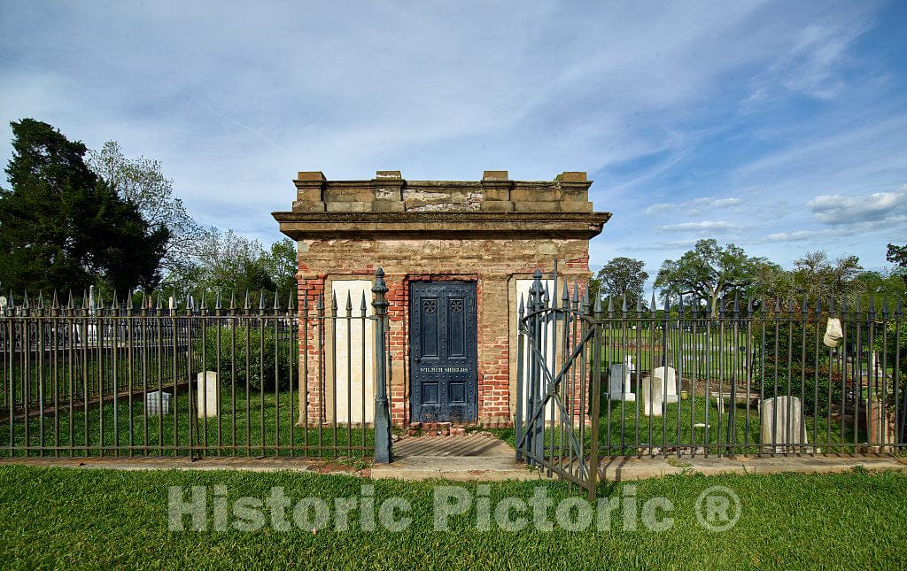 Photo- Part of The Natchez City Cemetery in Natchez, Mississippi 2 Fine Art Photo Reproduction