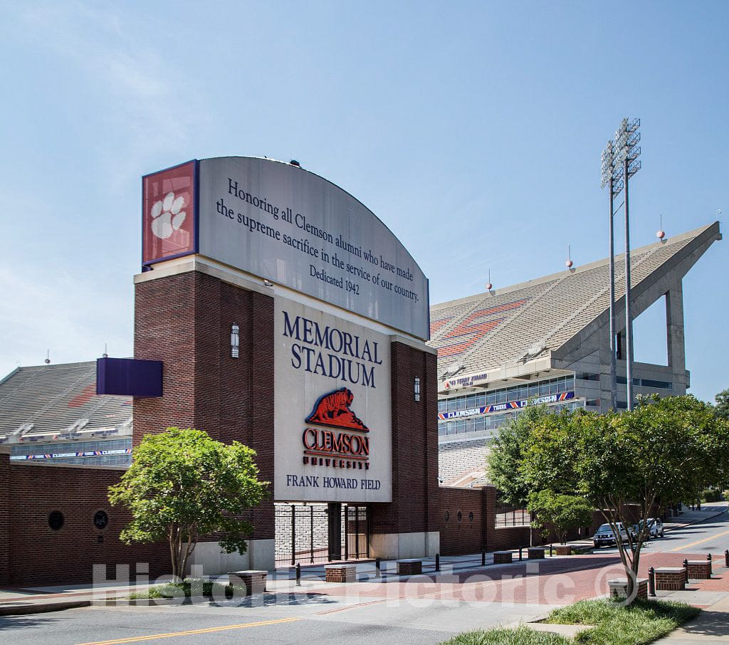 Photo - Clemson University's Memorial Stadium in Clemson, South Carolina, Known affectionately at The School and by The Football team's Fans as Death Valley