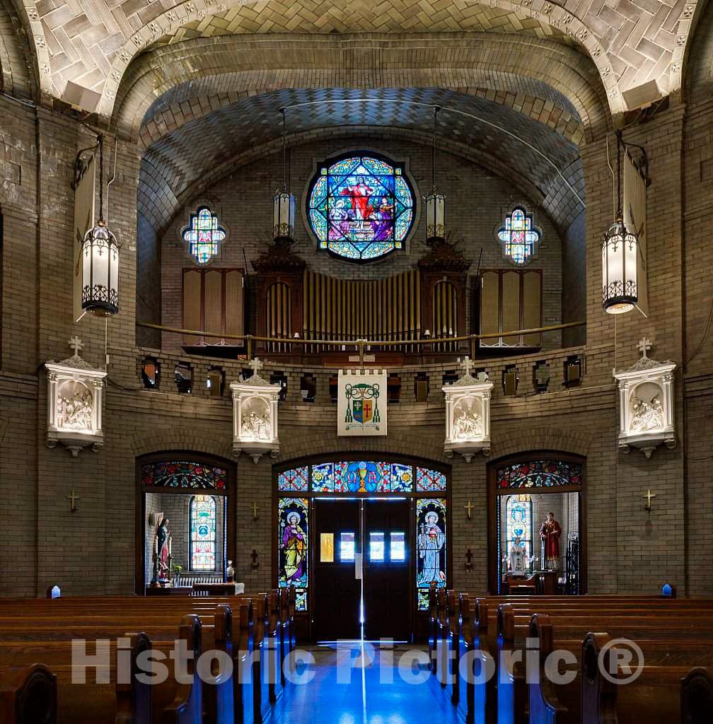 Photo- Part of The Sanctuary at The Catholic Basilica of St. Lawrence in Asheville, North Carolina 2 Fine Art Photo Reproduction