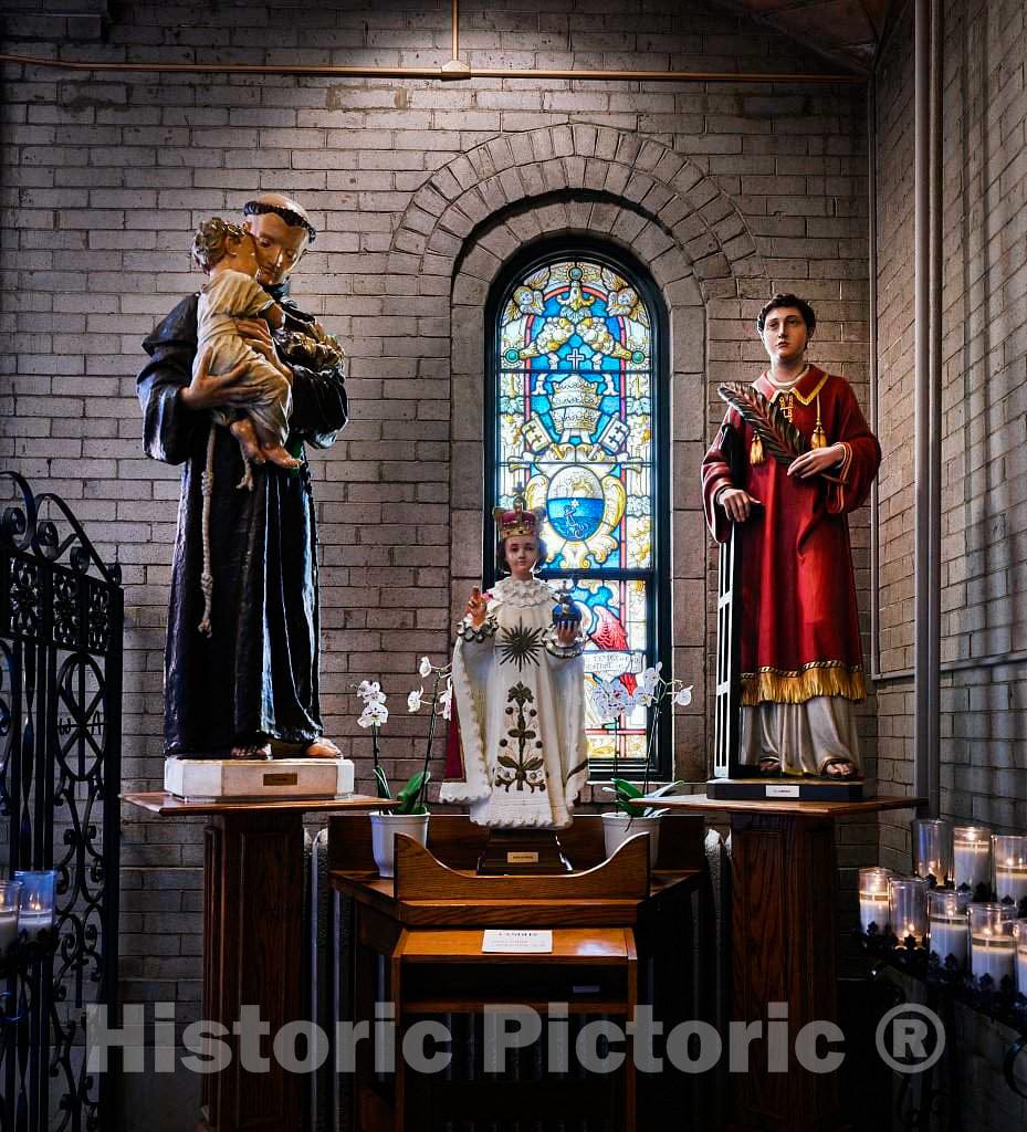 Photo- Part of The Sanctuary at The Catholic Basilica of St. Lawrence in Asheville, North Carolina 1 Fine Art Photo Reproduction