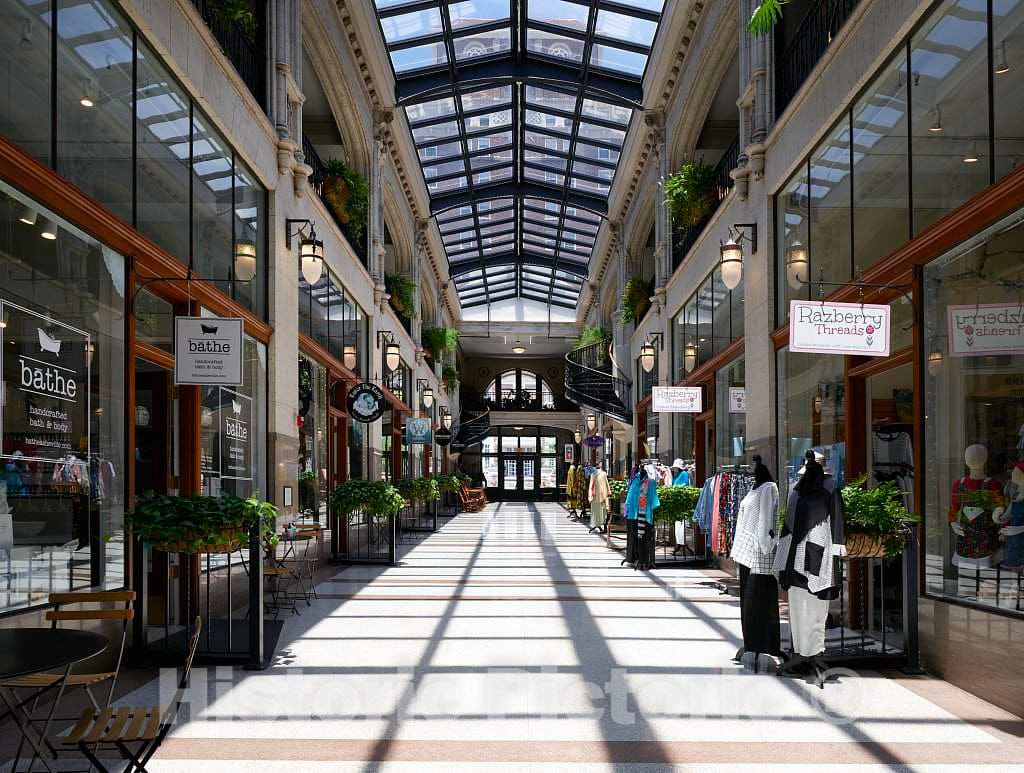 Photo- The Grove Arcade, Now a Shopping Location in Asheville, North Carolina 2 Fine Art Photo Reproduction