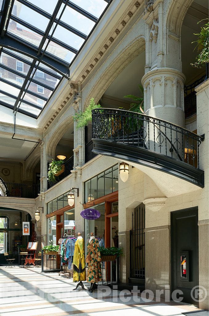 Photo- The Grove Arcade, Now a Shopping Location in Asheville, North Carolina 1 Fine Art Photo Reproduction