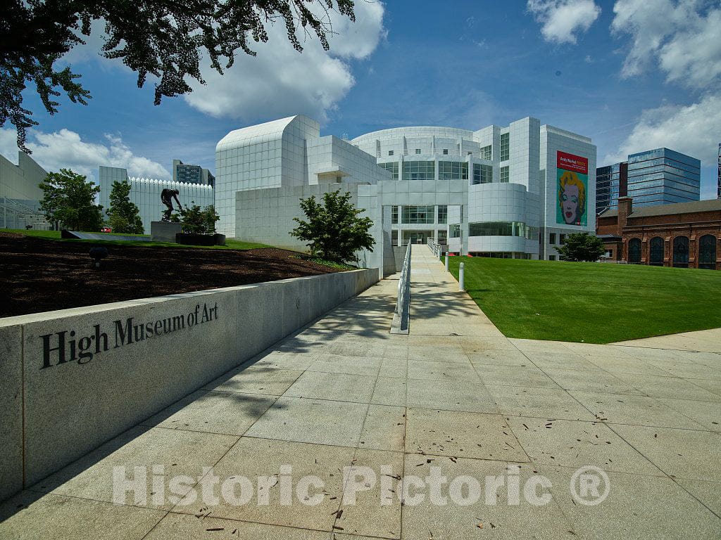 Photo- The High Museum of Art in Atlanta, The Capital City of The Southern U.S. State of Georgia and The state's Largest City 2 Fine Art Photo Reproduction