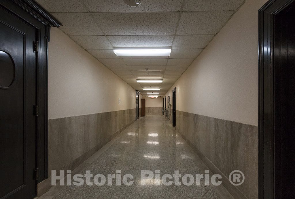 Photo- Corridor in The Ed Jones Federal Building & U.S. Courthouse, Jackson, Tennessee 2 Fine Art Photo Reproduction