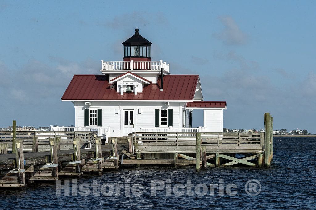 Photo- The Roanoke Marshes Lighthouse in Manteo, a Community on Roanoke Island in North Carolina's Outer Banks 2 Fine Art Photo Reproduction