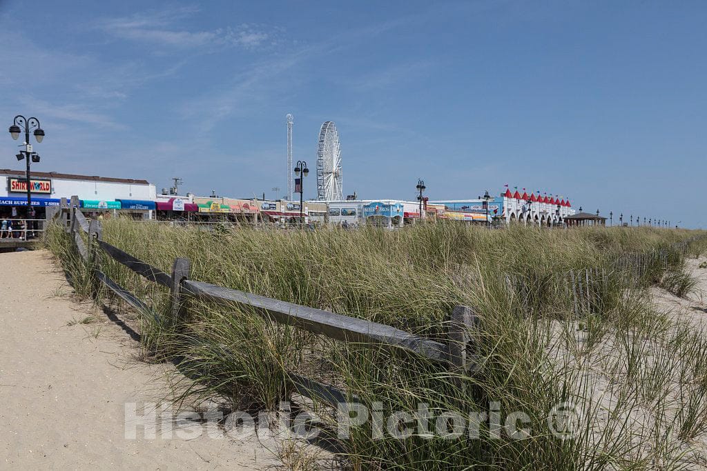 Photo- Gillian's Wonderland Pier, a Historic Amusement Park Founded in 1929 by David Gillian on The Boardwalk in Ocean City, New Jersey 5 Fine Art Photo Reproduction