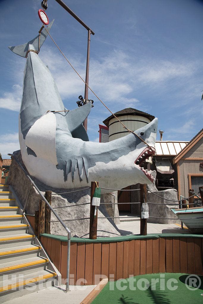 Photo- Gillian's Wonderland Pier, a historic amusement park founded in 1929 by David Gillian on the boardwalk in Ocean City, New Jersey 3 Fine Art Photo Reproduction