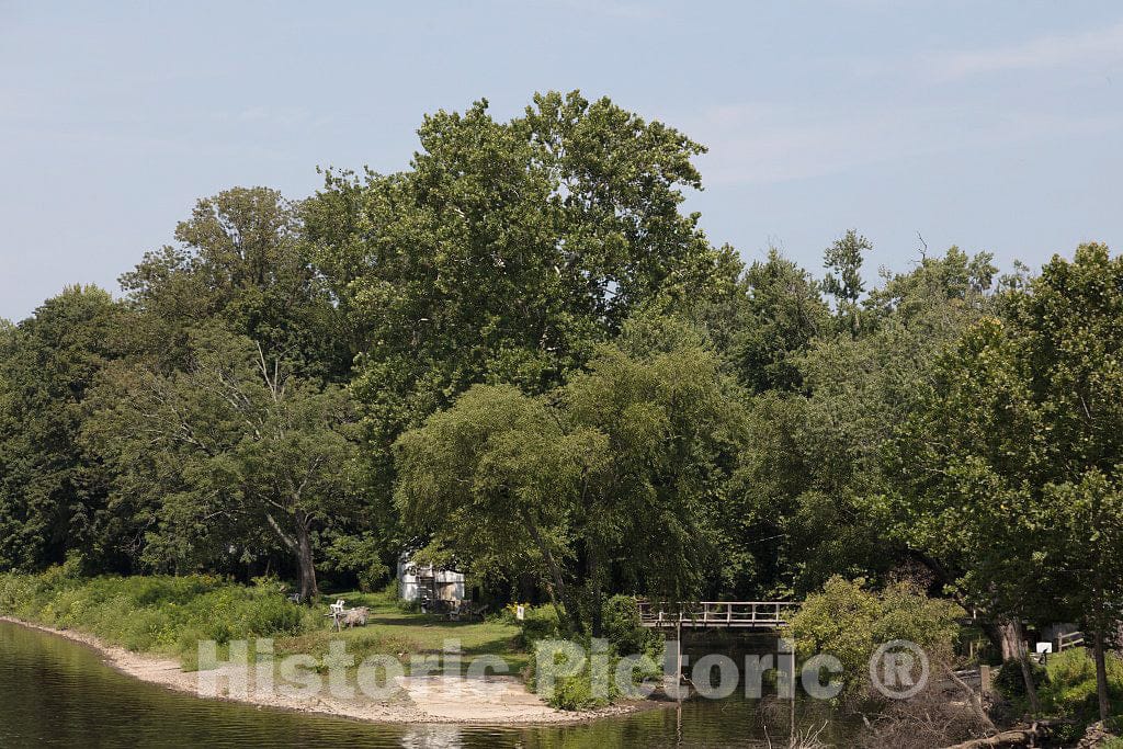 Photo - Small Bridge Over The Delaware and Raritan Canel in Lambertville- Fine Art Photo Reporduction