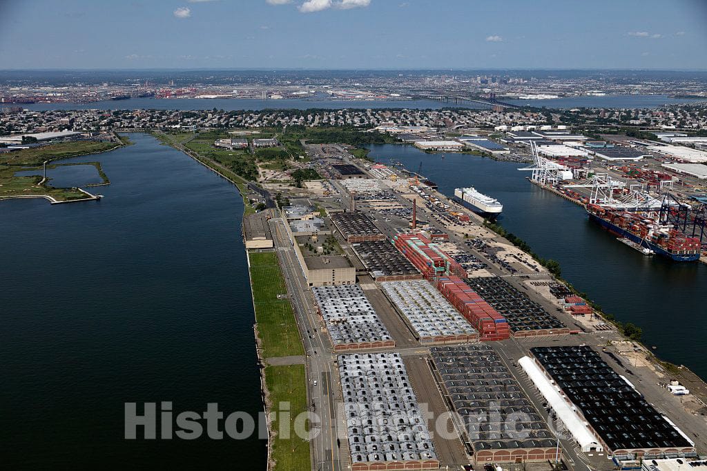 Photo- Port Terminal in Bayonne, New Jersey 1 Fine Art Photo Reproduction