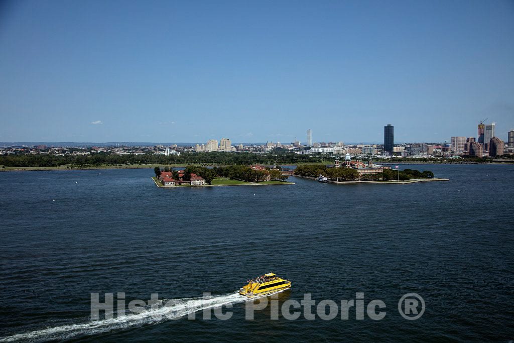 Photo- Ellis Island, New Jersey, in Upper New York Bay 1 Fine Art Photo Reproduction