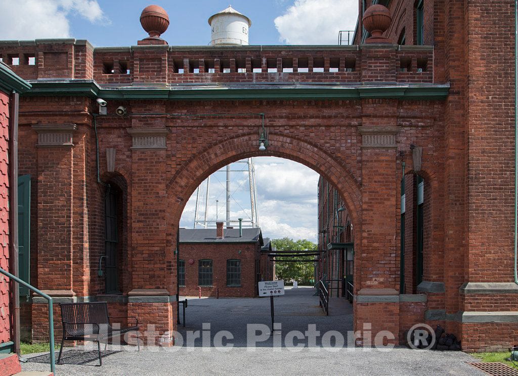 Photo - Exterior Entrance at The Thomas Edison National Historical Park in West Orange, New Jersey- Fine Art Photo Reporduction