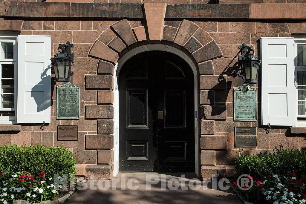 Photo - Old Queens, The Oldest existing Building at Rutgers Universiy in New Brunswick, New Jersey- Fine Art Photo Reporduction