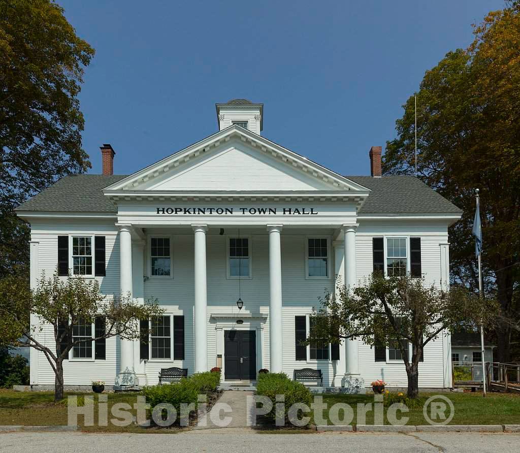 Photo - Town Hall in Hopkinton, New Hampshire- Fine Art Photo Reporduction
