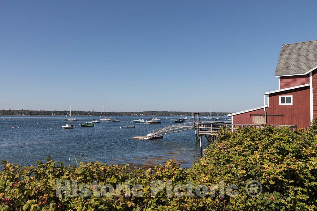 Photo - View of Casco Bay, Maine, from Tiny Bailey Island- Fine Art Photo Reporduction