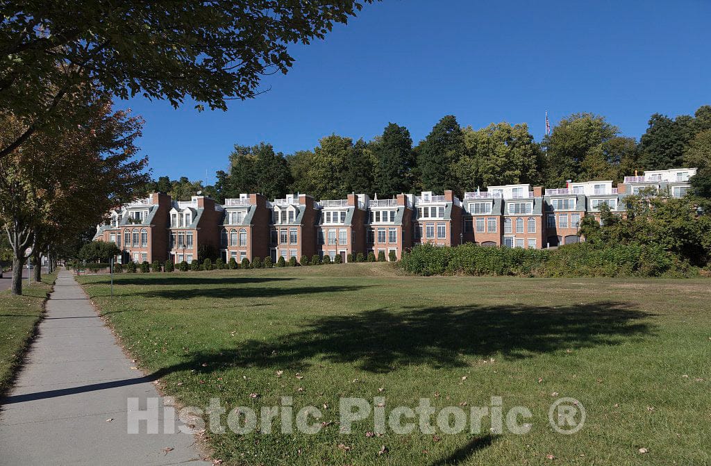 Photo - Condominium Apartments Overlooking The Harbor in Burlington, Vermont- Fine Art Photo Reporduction