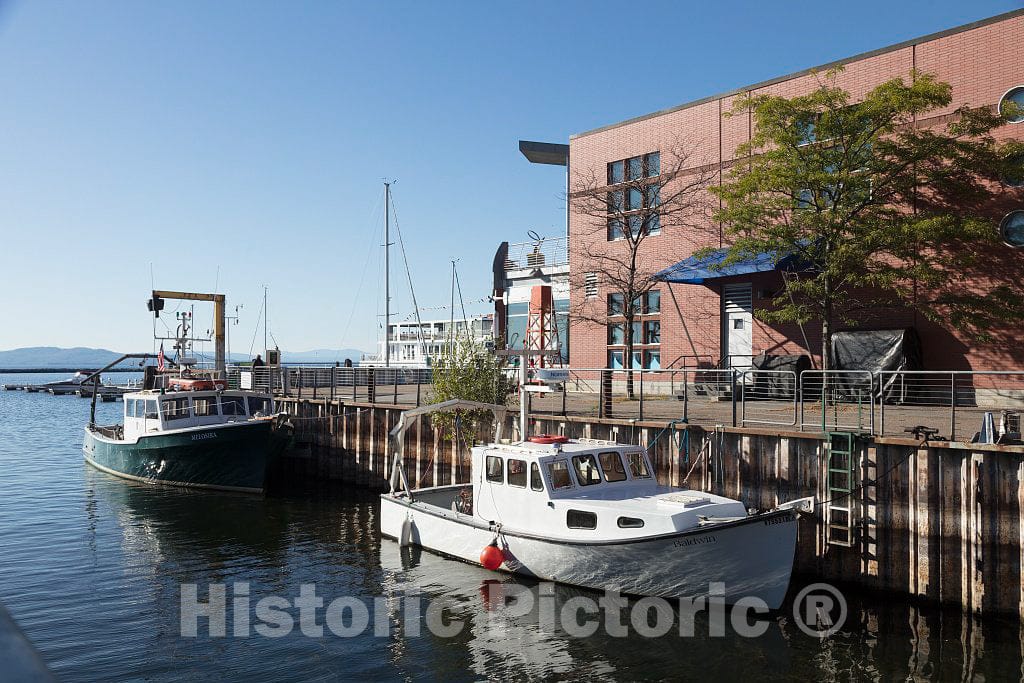 Photo- Scene at The Burlington, Vermont, Waterfront 3 Fine Art Photo Reproduction