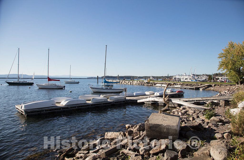 Photo- Scene at The Burlington, Vermont, Waterfront 7 Fine Art Photo Reproduction