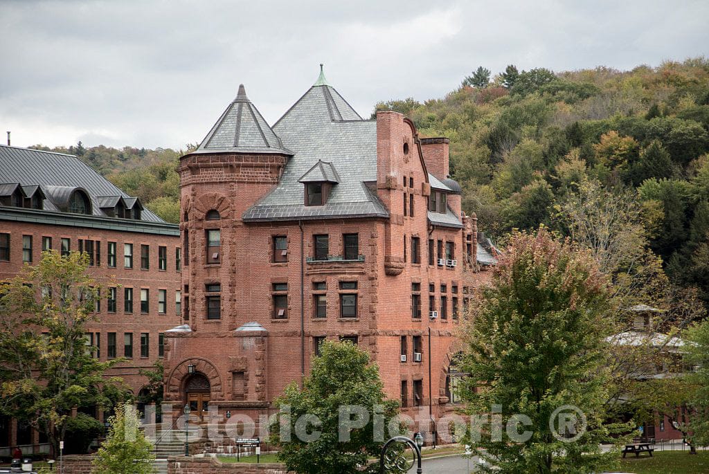 Photo - The Sandstone-and-Brick State Agriculture Building in Vermont's Capital City, Montpelier- Fine Art Photo Reporduction