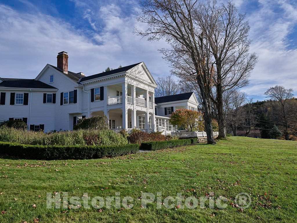 Photo - The White House Inn, an Elegant Historic inn Near Wilmington in Vermont's Green Mountains- Fine Art Photo Reporduction