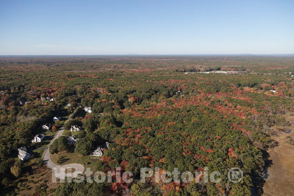 Photo- an October 2017 Aerial View of a Portion of The Rachel Carson National Wildlife Refuge, Near Biddeford, Maine 1 Fine Art Photo Reproduction