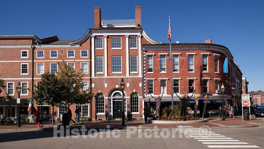 Photo - The Portsmouth Athenum, an Independent Membership Library, Gallery and Museum in Portsmouth, New Hampshire- Fine Art Photo Reporduction
