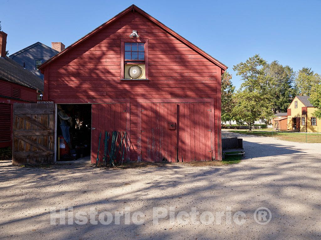 Photo - Barn at the Strawbery Banke Museum in Portsmouth, New Hampshire- Fine Art Photo Reporduction