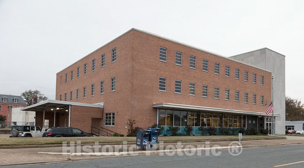 Photo- Exterior. Jacob Trieber Federal Building, U.S. Post Office & U.S. Court House, Helena, Arkansas 1 Fine Art Photo Reproduction