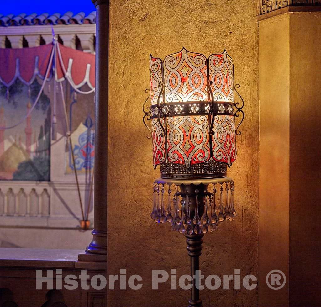Photo - Elaborate Sconce The Historic Fox Theatre in Downtown Atlanta, Georgia- Fine Art Photo Reporduction
