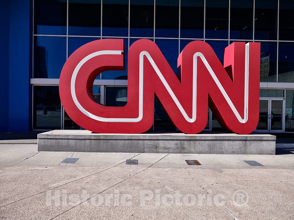 Photo- Lobby Area of CNN Center (The Initials are Short for Cable News Network) World Headquarters Building in Atlanta, Georgia 2 Fine Art Photo Reproduction
