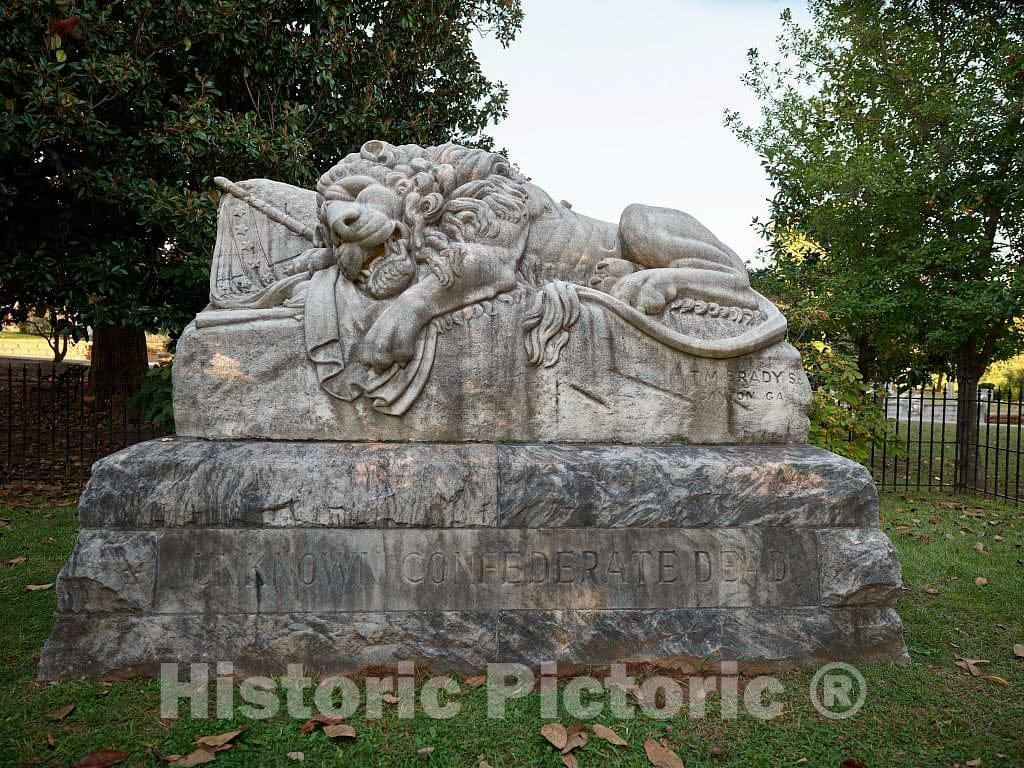 Photo - Elaborate Grave Market at The Oakland Cemetery in Atlanta, Georgia, Once The Principal Burial Ground for Atlanta Residents, Travelers, and paupers