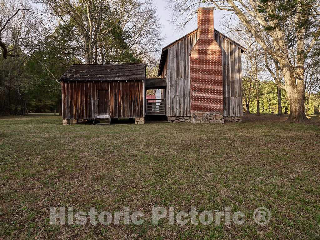 Photo- Slave Quarters at Historic Stagville, a North Carolina Historic site on The outskirts of Durham 3 Fine Art Photo Reproduction