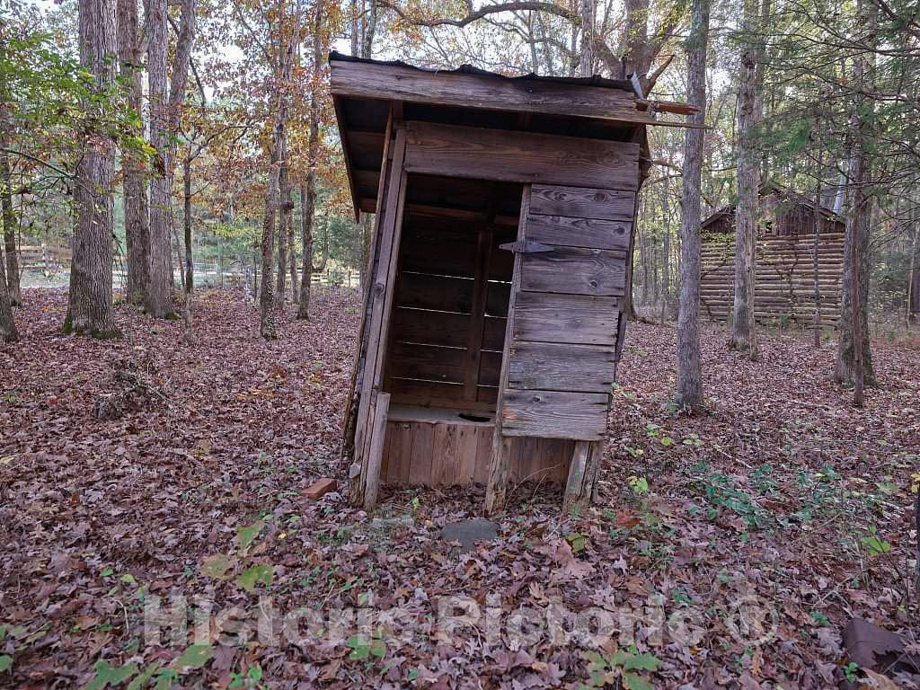 Photo- Outdoor privy, or"outhouse," at Historic Stagville, a North Carolina historic site on the outskirts of Durham 1 Fine Art Photo Reproduction