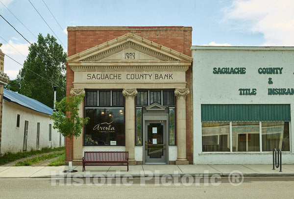 Photo - Old bank building in Saguache, Colorado - Fine Art Photo Repro ...