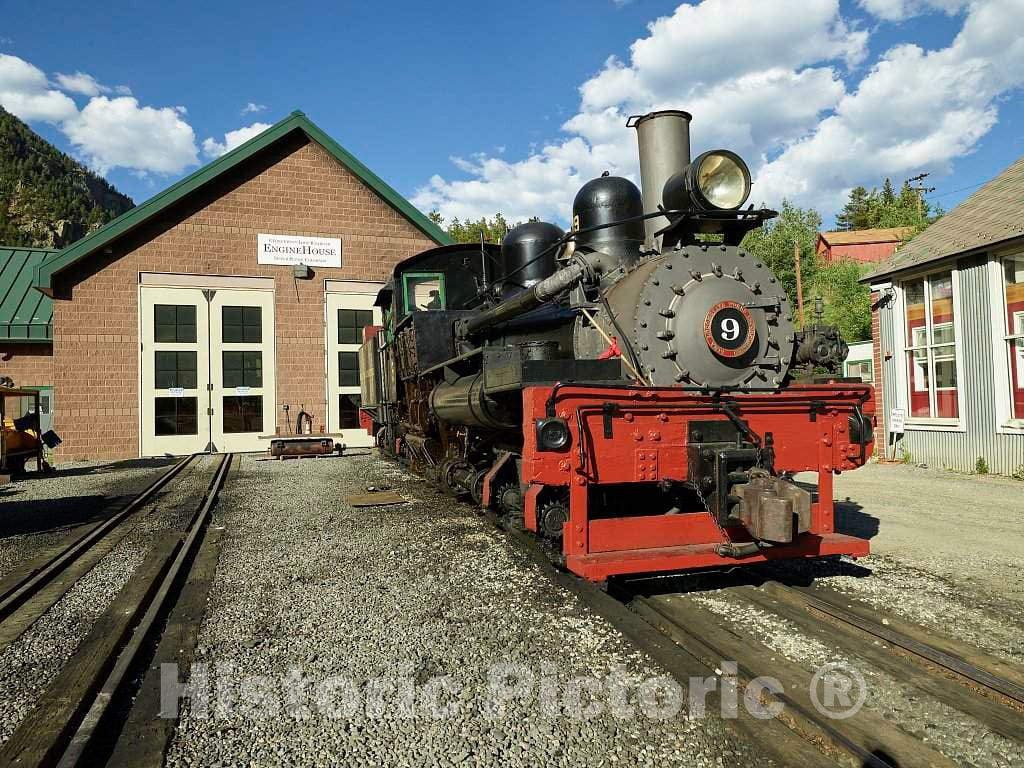 Photograph - Locomotive of The Georgetown Loop Railway, a Scenic steam ...