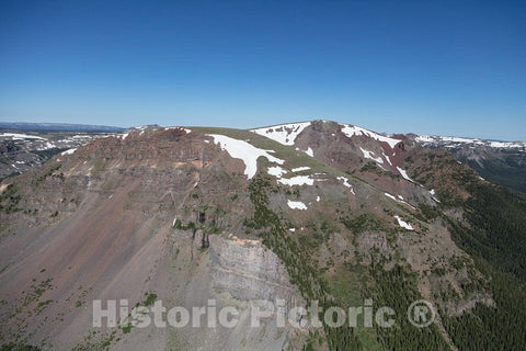 Photograph - Aerial Views of What Coloradans Call The Flat Tops, a Range of The Rocky Mountains (only Some of Whose Tops are Somewhat Flat) 7