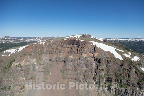 Photograph - Aerial views of what Coloradans call the"Flat Tops," a range of the Rocky Mountains (only some of whose tops are somewhat flat) 8