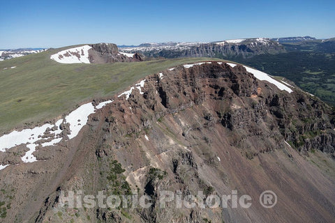 Photograph - Aerial Views of What Coloradans Call The Flat Tops, a Range of The Rocky Mountains (only Some of Whose Tops are Somewhat Flat) 9