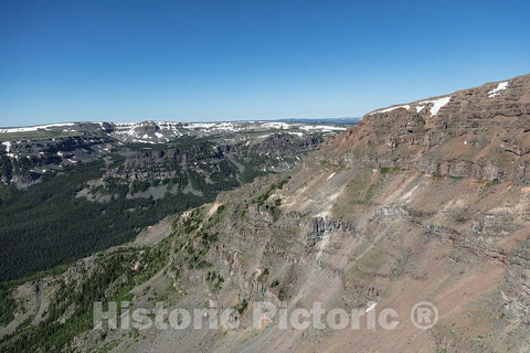 Photograph - Aerial Views of What Coloradans Call The Flat Tops, a Range of The Rocky Mountains (only Some of Whose Tops are Somewhat Flat) 10