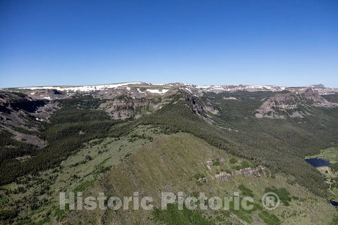 Photograph - Aerial Views of What Coloradans Call The Flat Tops, a Range of The Rocky Mountains (only Some of Whose Tops are Somewhat Flat) 12